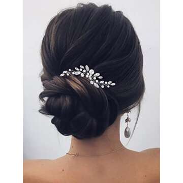 Elegant JAKAWIN Pearl Wedding Hair Pins for Brides