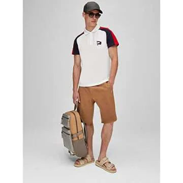 Tommy Hilfiger Dad Hat Billy Corner Flag Cap Hat, Navy Blazer, O/S