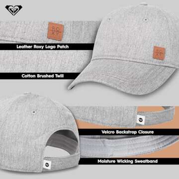 Roxy Women's Extra Innings Baseball Cap - Stylish and Eco-Friendly
