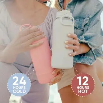 Hydrapeak 32oz Insulated Water Bottle, Keeps Drinks Cold 24hrs