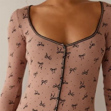 Zempertoopa Floral Print Bodysuit - Stylish Pajama Playsuit