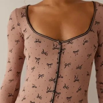 Zempertoopa Floral Print Bodysuit - Stylish Pajama Playsuit