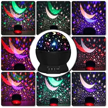 Star Projector Night Light for Kids Age 3-8