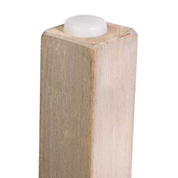 Barton Set of 2 Bar Stools Beige 24" Saddle Backless Premium Padded Indoor/Outdoor Nailhead Cushion Kitchen Counter Chairs Pub Seat Foot Rest