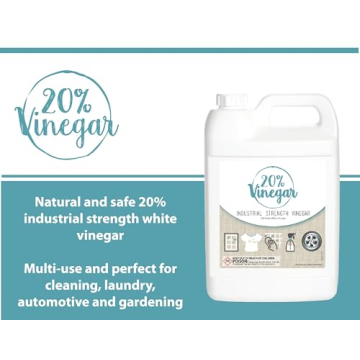 20% Strong White Vinegar for Natural Multi-Use Cleaning