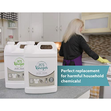 20% Strong White Vinegar for Natural Multi-Use Cleaning