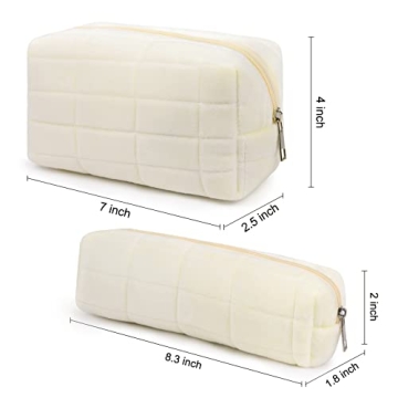 SOIDRAM Makeup Bag Set Stylish and Portable Beauty Organizer