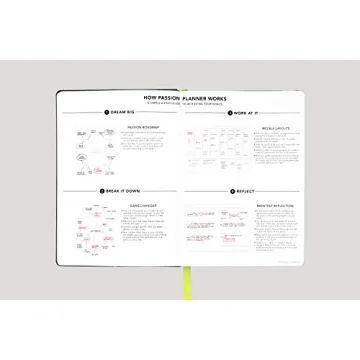 Passion Planner Medium Undated for Goal Setting and Reflection