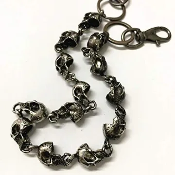 Men's Heavy Skull Wallet Chain for Unique Style