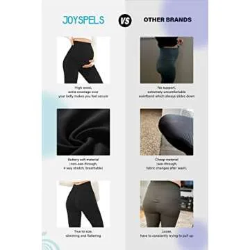 Comfortable JOYSPELS Maternity Leggings with Pockets