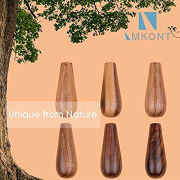 Imkont Brass Metal Stamping Hammer with Walnut Handle