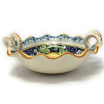 Ceramic Serving Bowl Italian Hand-Painted Home Decor