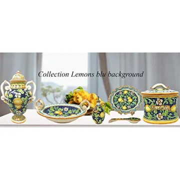 Ceramic Serving Bowl Italian Hand-Painted Home Decor