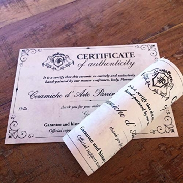 Ceramic Serving Bowl Italian Hand-Painted Home Decor