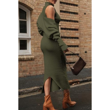 PRETTYGARDEN Women’s Cozy Two Piece Maxi Outfit for Fall