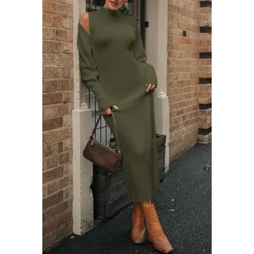 PRETTYGARDEN Women’s Cozy Two Piece Maxi Outfit for Fall