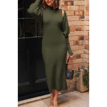 PRETTYGARDEN Women’s Cozy Two Piece Maxi Outfit for Fall