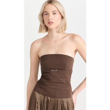 Lioness Women's Allure Strapless Top in Chocolate Brown