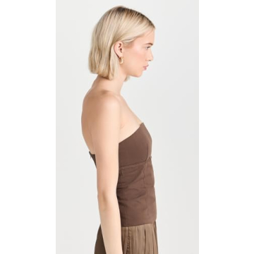 Lioness Women's Allure Strapless Top in Chocolate Brown