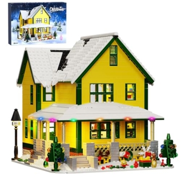 Christmas House Building Set with Light - Festive Movie Inspired!