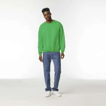 Gildan Fleece Crewneck Sweatshirt - Stylish & Comfortable