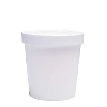 Belinlen 40 Count 16oz Frozen Dessert Containers with Lids