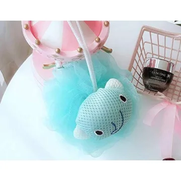 Fun Loofah Sponge Set for Kids, Safe Bath Toy Gift