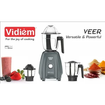 Vidiem Veer Mixer Grinder 550 Watts for All Cooking Needs