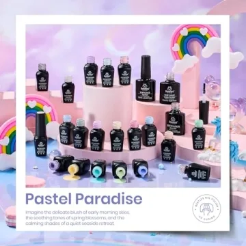 Beetles Gel Polish 23Pcs Pastel Nail Set with Coats