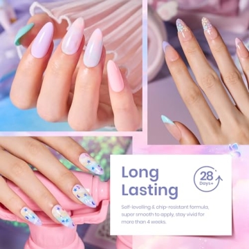 Beetles Gel Polish 23Pcs Pastel Nail Set with Coats