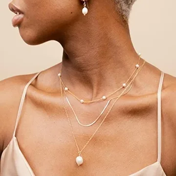 Cowlyn Pearl Choker - Elegant 18K Gold Plated Necklace