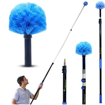 Eversprout 5-to-12 Foot Cobweb Duster with Extension Pole - Ultimate Cleaning Tool
