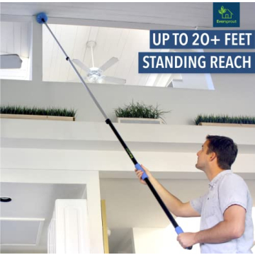 Eversprout Cobweb Duster - Lightweight with Extension Pole