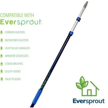 Eversprout Cobweb Duster - Lightweight with Extension Pole