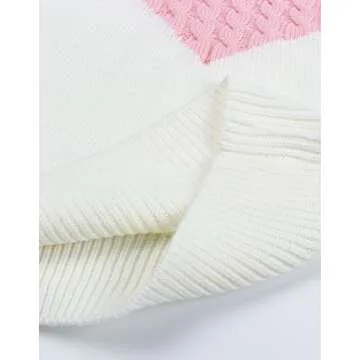 Alsol Lamesa Women's Cute Heart Sweater - Cozy & Stylish