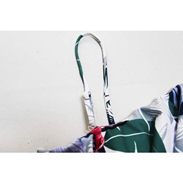 FORNY Women One Piece Print Swimwear Ruffle Padded One Shoulder Swimsuits