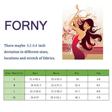 FORNY Women One Piece Print Swimwear Ruffle Padded One Shoulder Swimsuits