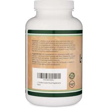 L Citrulline Capsules 1,200mg Per Serving, 210 Count (L-Citrulline Increases Levels of L-Arginine, Acts as a Nitric Oxide Booster) Muscle Recovery Supplement to Improve Muscle Pump by Double Wood
