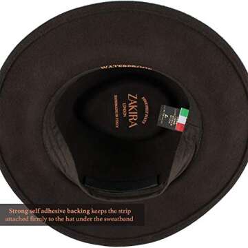 ZAKIRA Hat Size Reducer Foam Tape Roll for Perfect Fit