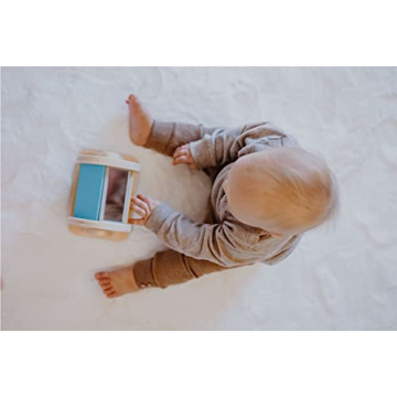 Montessori Rainbow Spinning Toy Drum for Babies 3M-2Y