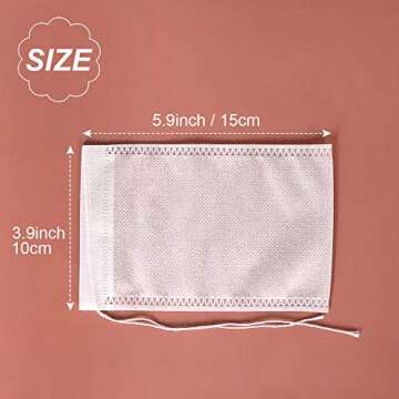 YQL Cold Brew Coffee Filter Bags - 50PCS, No Mess Brewing for Coffee & Tea