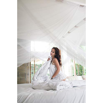Natural Swiss Shield EMF Protection Bed Canopy King Size