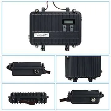 Retevis RT97 GMRS Repeater, Full Duplex Portable Radio Repeater with LCD Screen, High Power Mini Compact Repeater for Camping Hunting(1 Pack)