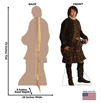 Advanced Graphics Jamie Fraser Life Size Cardboard Cutout Standup - Scottish Version - Starz Outlander
