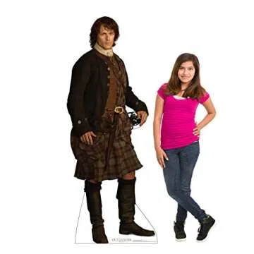 Advanced Graphics Jamie Fraser Life Size Cardboard Cutout Standup - Scottish Version - Starz Outlander