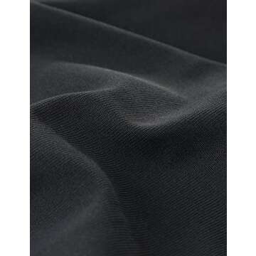 CRZ YOGA Men's All Day Comfy Golf Shorts - 7" Stretch Lightweight Flat Front for Casual Work with Pockets Black 36W x 7L