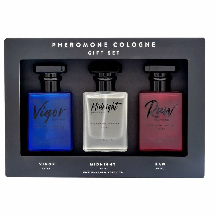 RawChemistry - A Pheromone Infused Mens Cologne Gift Set - Set of 3 Colognes