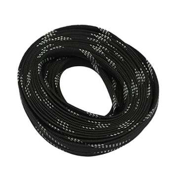 30ft PET Expandable Wire Cable Sleeve - Durable Protection