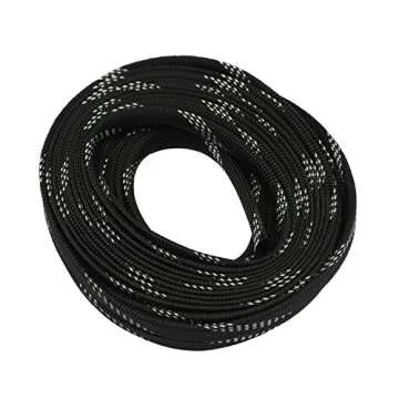 30ft PET Expandable Wire Cable Sleeve - Durable Protection