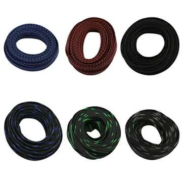 30ft PET Expandable Wire Cable Sleeve - Durable Protection